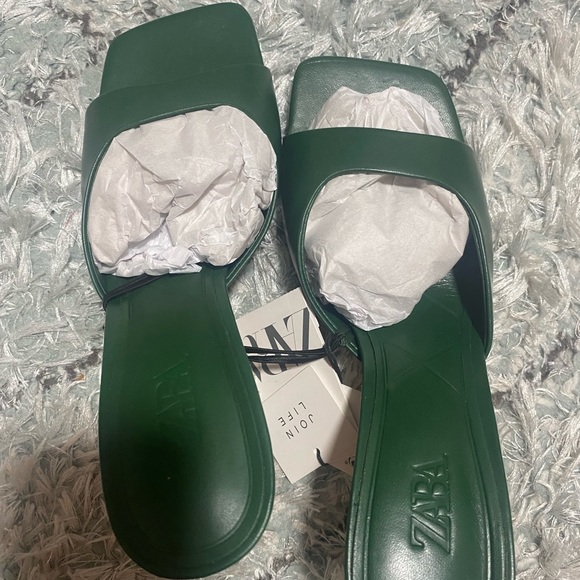 Zara sheep leather sandals bloggers fav - Picture 9 of 10